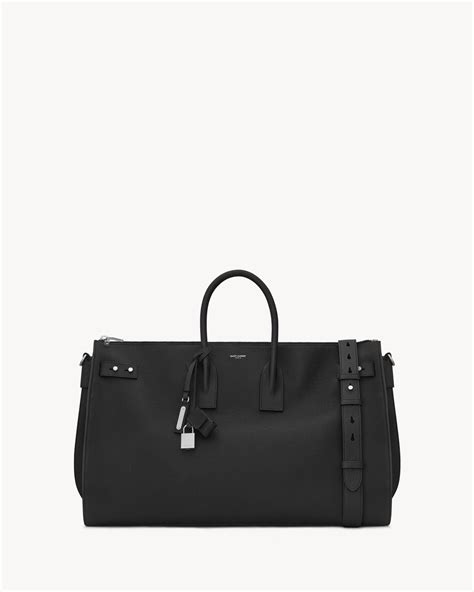 sac de jour 48h duffle bag in grained leather 